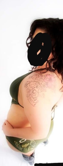 Monokini swimsuit hunter green Angel design - Picture 5 of 5